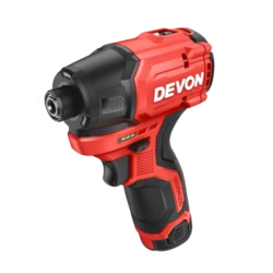 סט מברגת אימפקט 12V בראשלס ללא פחמים עם שתי סוללות 2AH ומטען בארגז